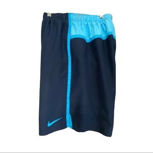 Nike Mens Navy/ Baby Blue Swim Trunks Mesh Lining Sz XL.
4157